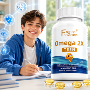 Shecome Omega 2X Capsule molli di olio di pesce Cuore Cervello